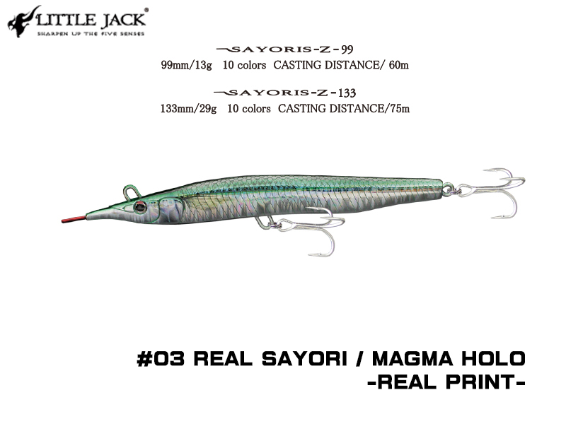 Little Jack Sayoris-Z Series (Length: 133mm, Weight: 29gr, Color: #03)