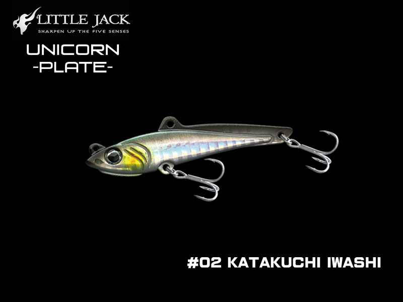 Little Jack Unicorn Plate (Length: 75mm, Weight: 28gr, Color: #02 Katakuchi Iwashi)