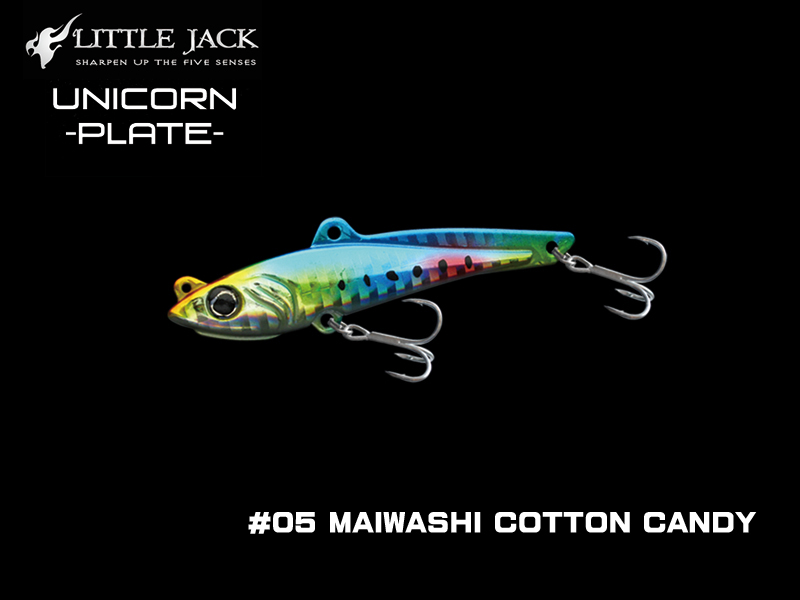 Little Jack Unicorn Plate (Length: 40mm, Weight: 5gr, Color: #05 Maiwashi Cotton Candy)