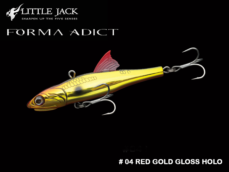 Little Jack Forma Adict (Length: 78mm, Weight: 22gr, Color: #04 Red Gold Gloss Holo)
