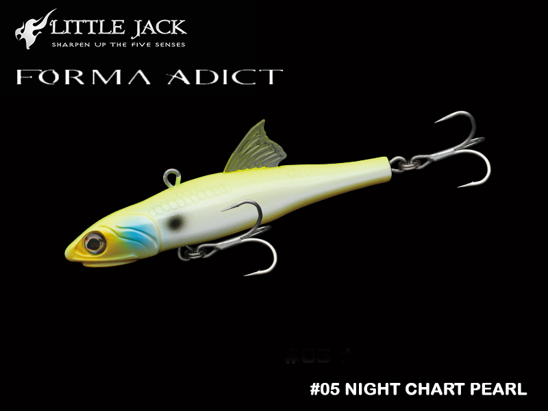 Little Jack Forma Adict (Length: 78mm, Weight: 22gr, Color: #05 Night Chart Pearl)