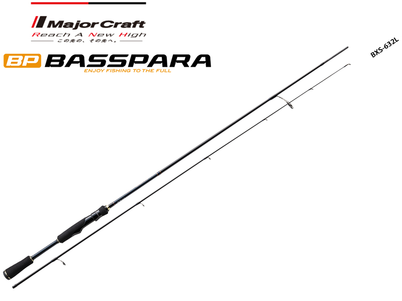 Major Craft New BP BassPara 2pcs Spinning BXS-662M (Length: 2.01mt, Lure: 3/16-1/2 oz)