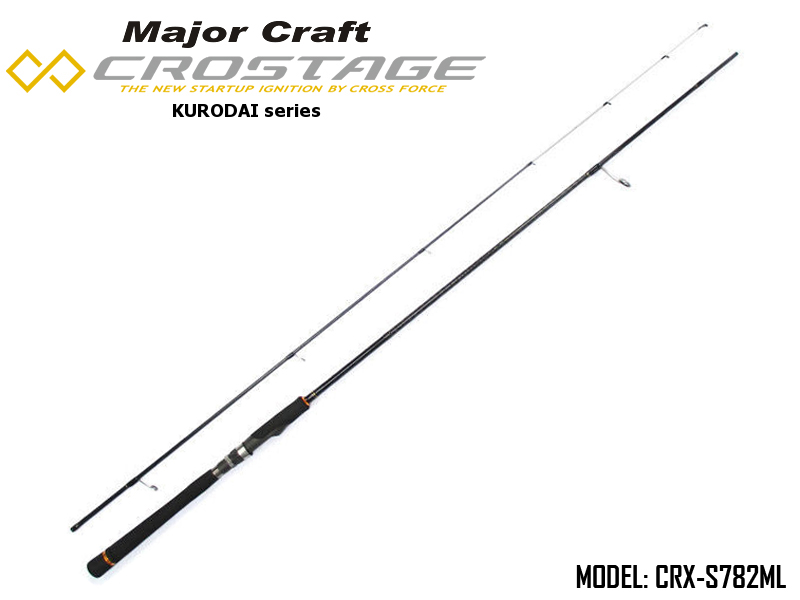 Major Craft New Crostage CRX-S782ML Kurodai Series (Length: 2.38mt, Lure: 2-15gr)