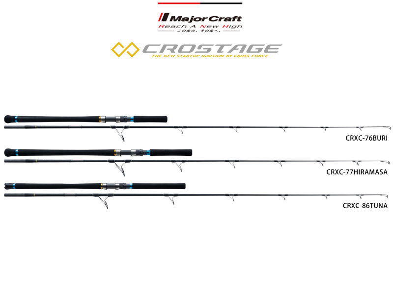 Major Craft New Crostage BIG GAME CASTING model 1 pc CRXC-80TUNA (Length: 2.44mt, Lure: MAX 120gr)