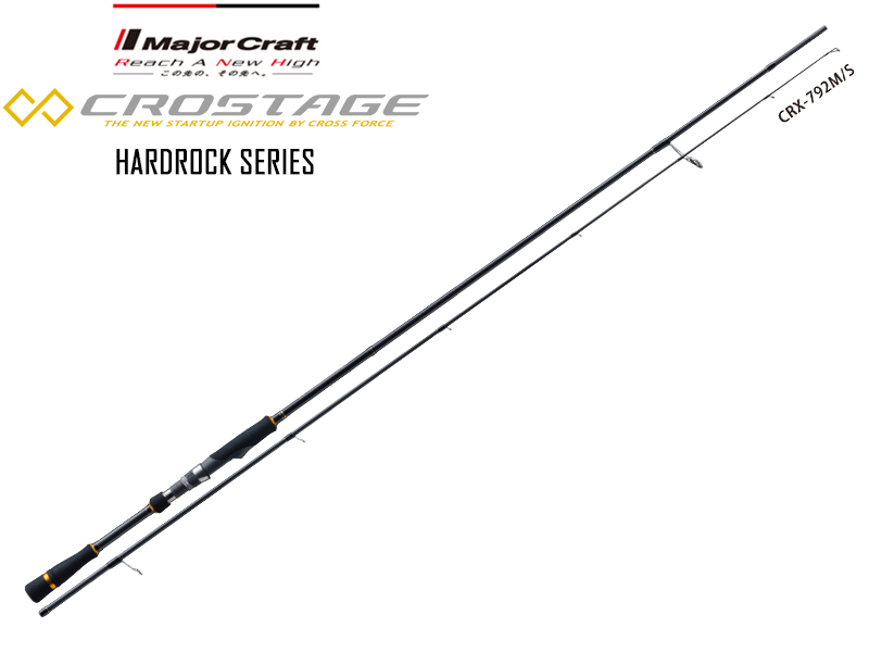Major Craft New Crostage CRX-792M/S Hardrock Series (Length: 2.40mt, Lure: 5-25gr)