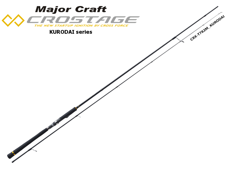 Major Craft New Crostage CRX-T782ML Kurodai Series (Length: 2.38mt, Lure: 2-15gr)