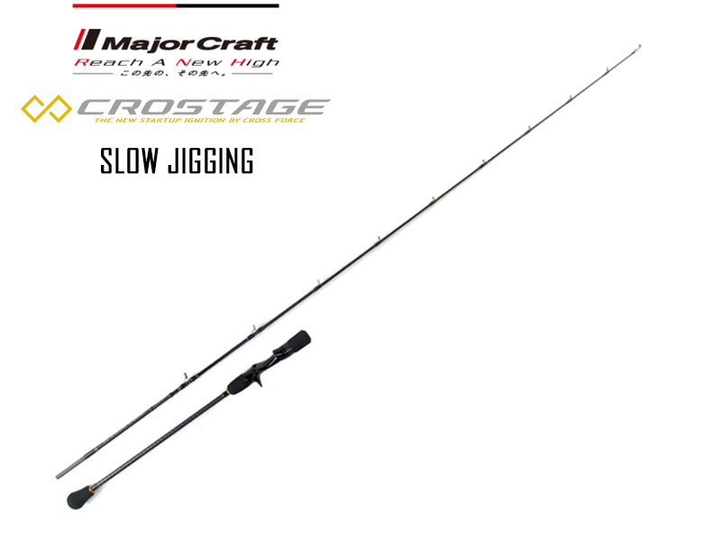 Major Craft New Crostage Slow Jigging Model CRXJ-B63/3SJ (Length: 1.92mt, Lure: 80-180gr)