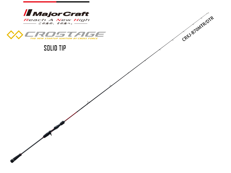 Major Craft New Crostage Solid Tip Tai Rubber CRXJ-B66ULTR/ST (Length: 2.10mt, Lure: MAX 80gr)