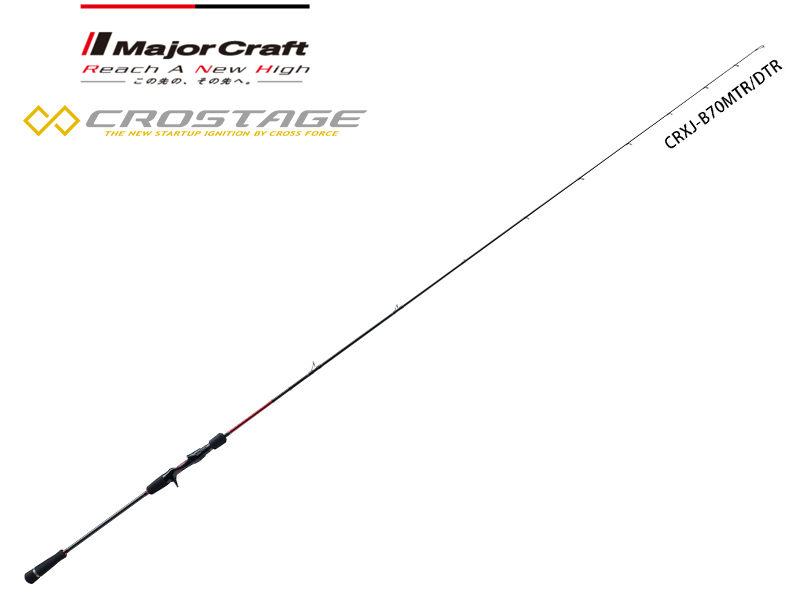 Major Craft New Crostage Tai Rubber Dotera Tubular CRXJ-B70MHTR/ DTR (Length: 2.13mt, Lure: MAX 200gr)