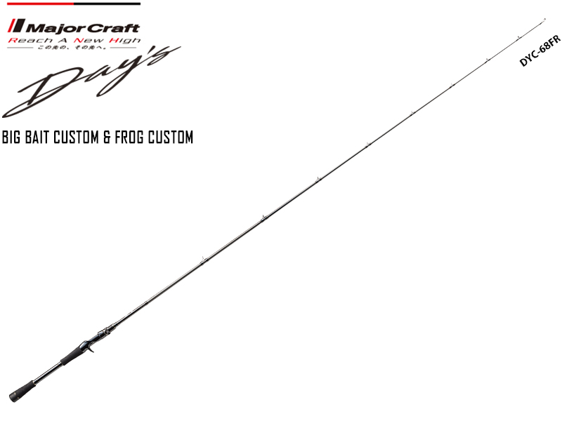 Major Craft Day's Big Bait Custom & Frog Custom DYC-68FR ( Length: 2.07mt, Lure: 1/4-2 oz)