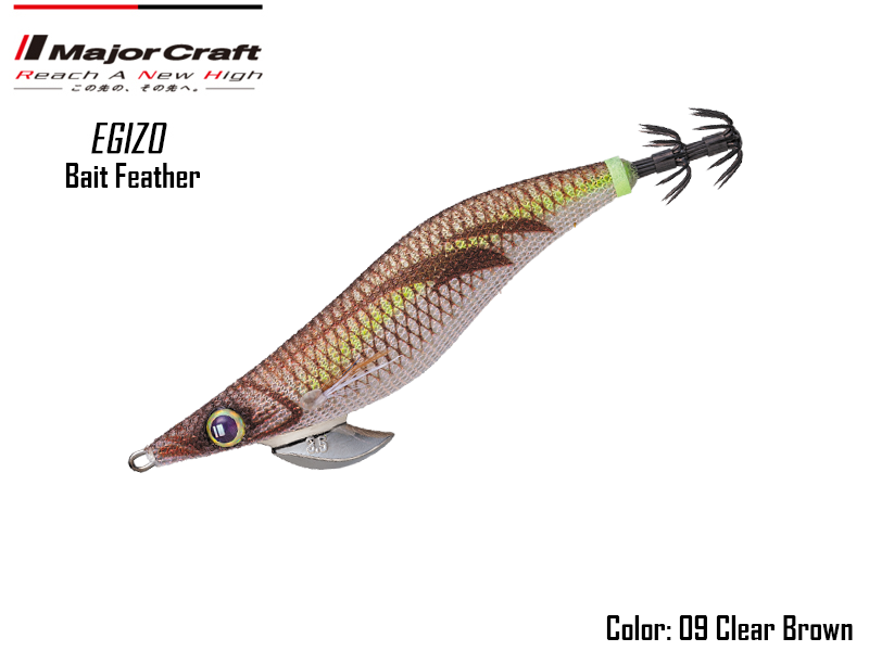 Major Craft Egizo Bait Feather-3.0 (Size:3.0, Weight: 20gr, Color: #09)