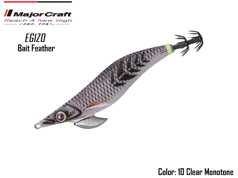 Major Craft Egizo Bait Feather-3.0 (Size:3.0, Weight: 20gr, Color: #10)