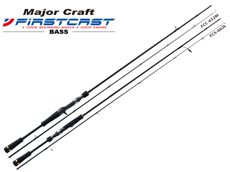 Major Craft First Cast Bass Series FCS-662L (Length: 2.01mt, Lure: 1/16-1/4oz)