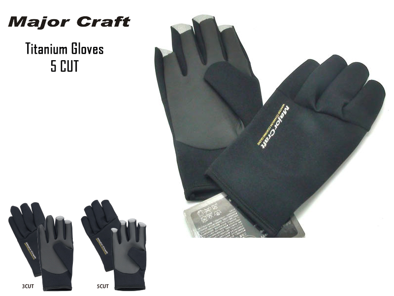 Major Craft Titanium Gloves 5 CUT Size: M