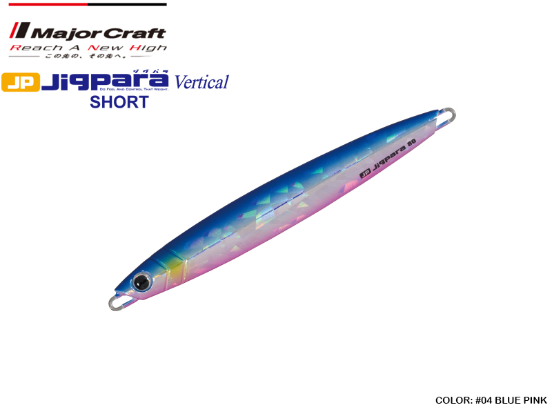 Major Craft Jigpara Vertical (Color: #04 Blue Pink, Weight: 80gr)