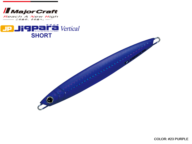 Major Craft Jigpara Vertical (Color: #23 Purple, Weight: 100gr)