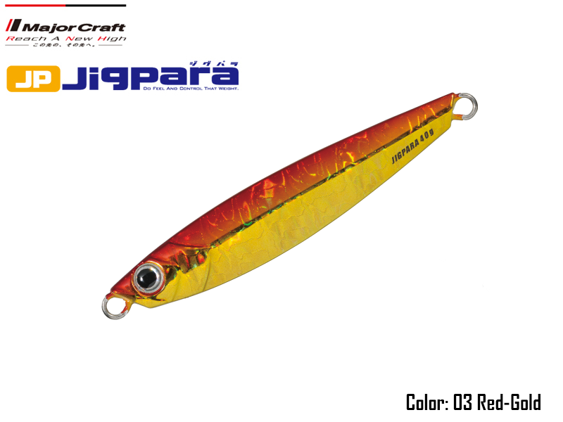Major Craft Jigpara Short (Color:#03 Red Gold, Weight: 60gr)
