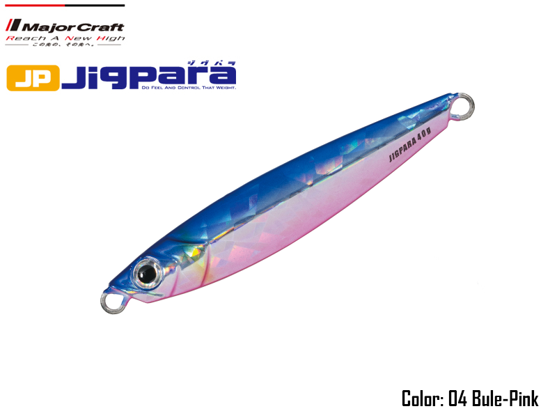 Major Craft Jigpara Short (Color:#04 Blue-Pink, Weight: 40gr)
