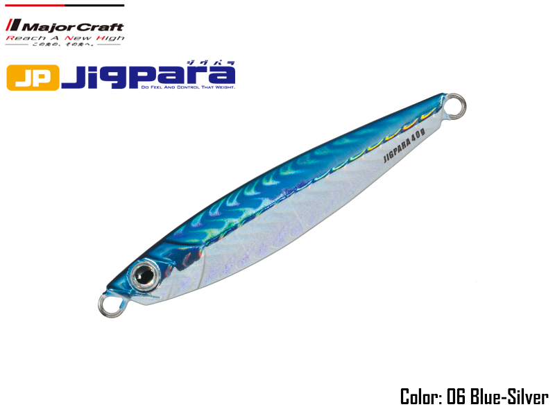 Major Craft Jigpara Short (Color:#06 Blue-Silver, Weight: 30gr)