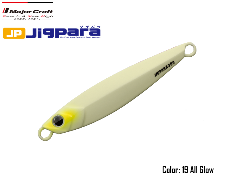 Major Craft Jigpara Short (Color:#19 All Glow, Weight: 40gr)