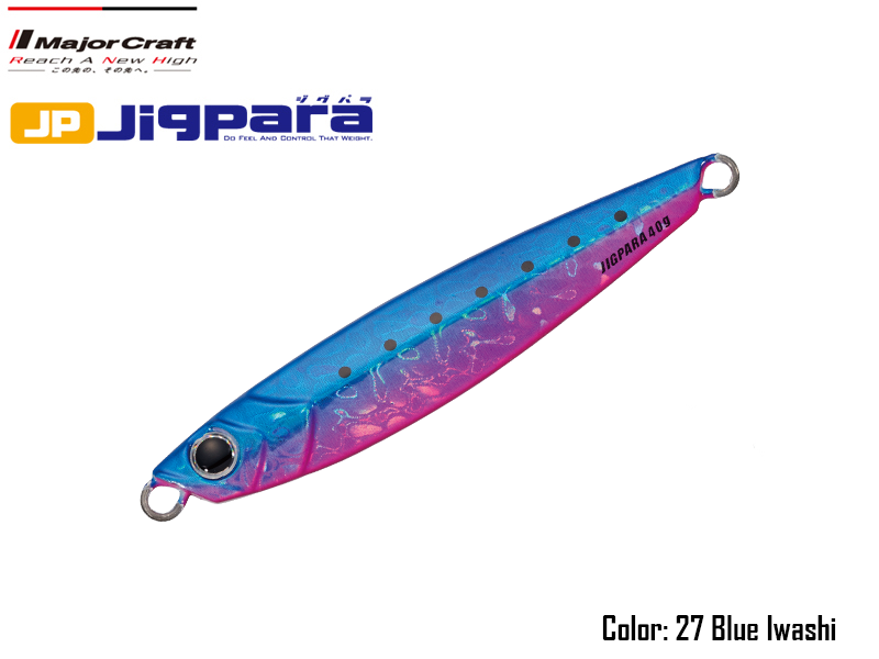 Major Craft Jigpara Short (Color:#27 Blue Iwashi, Weight: 40gr)