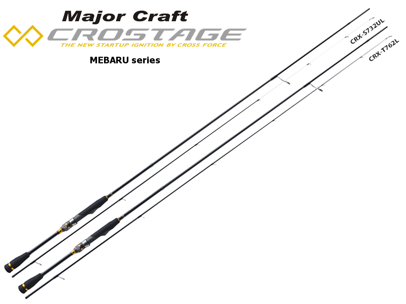 Major Craft New Crostage CRX-S792UL Mebaru Series (Length: 2.41mt, Lure: 0.4-5gr)