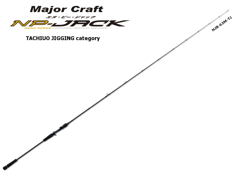 Major Craft NP-Jack Tachiuo Jigging Category NJB-63L/TJ (Length:1.92mt, Lure:40-120gr)