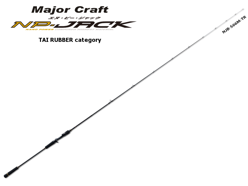 Majorcraft NP-Jack Tai Rubber Category NJB-S66M/TR(Length:2.02mt, Lure: MAX 150gr)