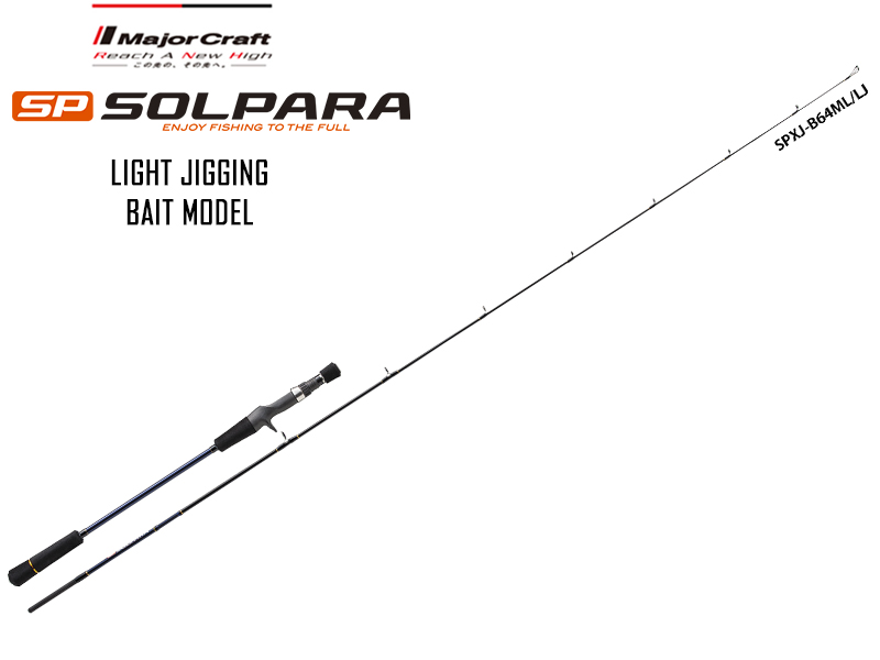 Major Craft New SP Solpara Light Jigging SPXJ-B64ML/LJ (Length: 1.95mt, Lure: 60-150gr)