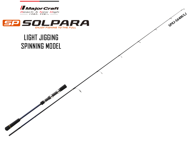 Major Craft New SP Solpara Light Jigging SPXJ-S64ML/LJ (Length: 1.95mt, Lure: 60-150gr)