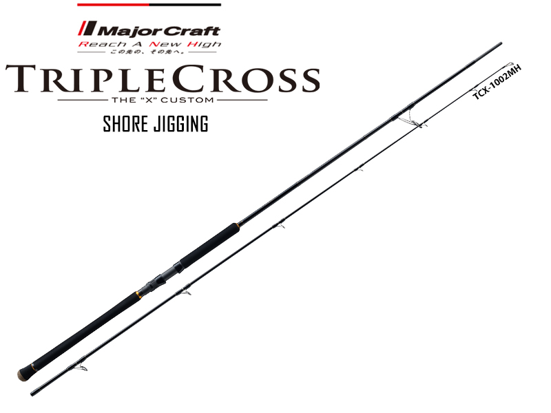 Major Craft Tripple Cross Shore Jigging TCX-1062HH (Length: 3.23mt, Lure: 80-120gr)