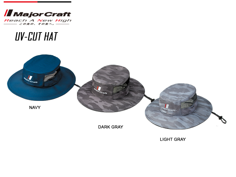 Major Craft UV-Cut Hat CP-F20/LGY Light Grey
