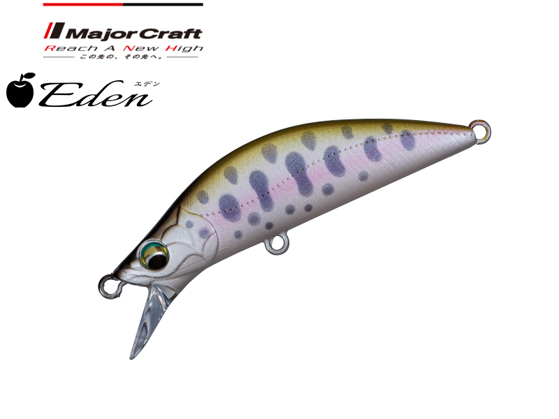 Major Craft Eden Slow Sinking EDN-45SS (Length: 45mm, Weight: 3gr, Color: #1 Pearl Yamame Trout)
