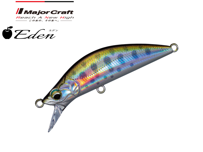 Major Craft Eden Slow Sinking EDN-45SS (Length: 45mm, Weight: 3gr, Color: #2 Laser Yamame Trout)