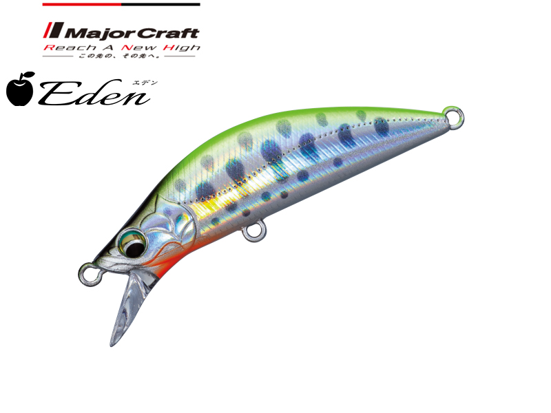 Major Craft Eden Slow Sinking EDN-45SS (Length: 45mm, Weight: 3gr, Color: #4 Laser Chart Yamame Trout)
