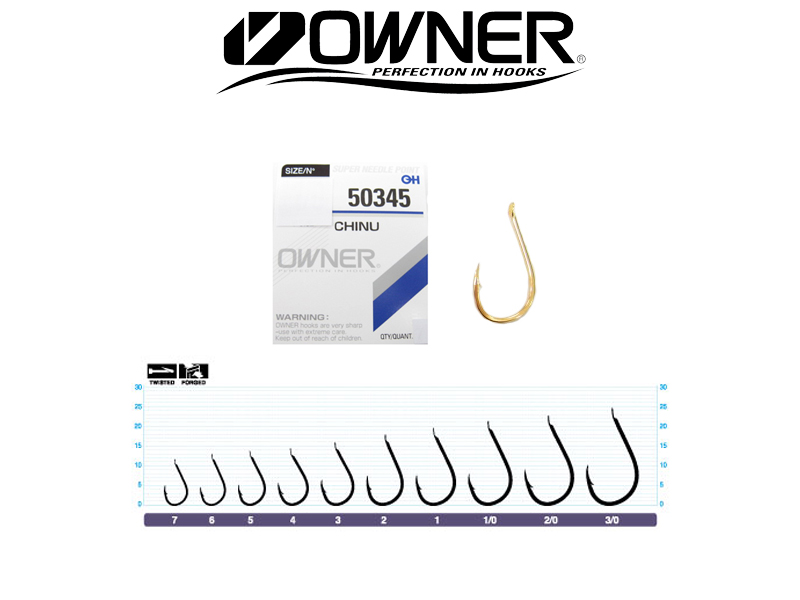 Owner 50345 Chinu Gold (#4, 17pcs) [MSO50345/4] - €1.17 : Tackle4all ...