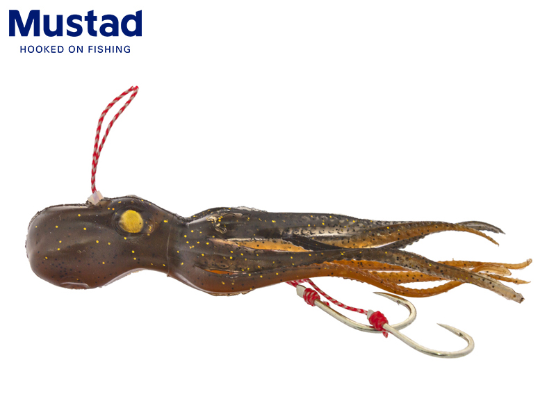 Mustad Mini InkVader Octopus Lure With Double Assist Hooks ( Length: 10cm, Weight: 30gr, Color: DBD)