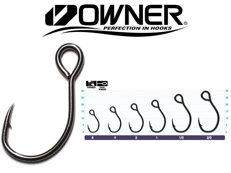 Owner 51642 S-75M for Minnows (#2, 6pcs) [MSO51642:12708] - €1.56 :  , Fishing Tackle Shop