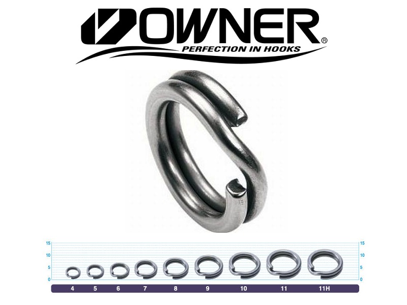 Owner 5196 Split Ring Hyper Wire (#9, 170lb, 6pcs)