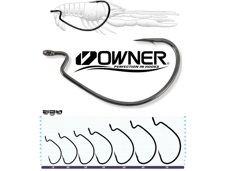 Owner SSW Super Needle Point Hooks, #4 - 52 pack