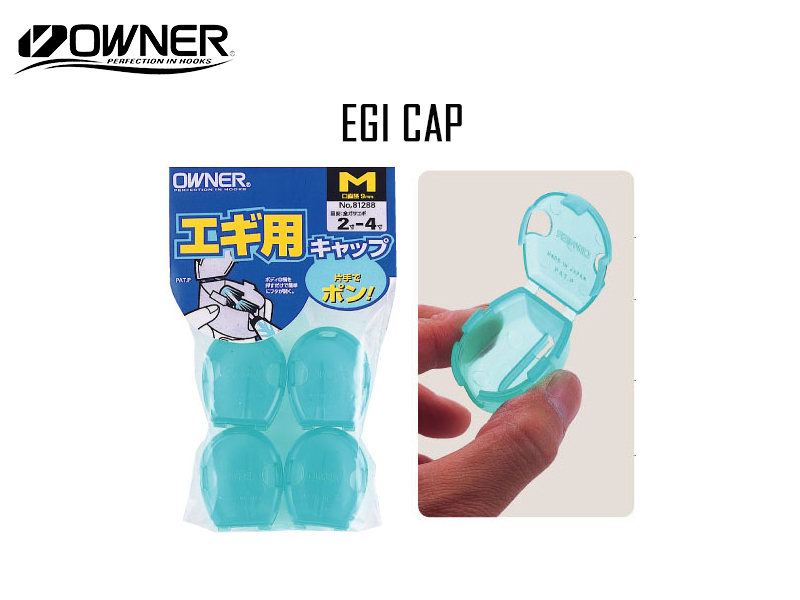 Owner Egi Cap (Size: Medium, Color: Green, Pack: 4pcs)