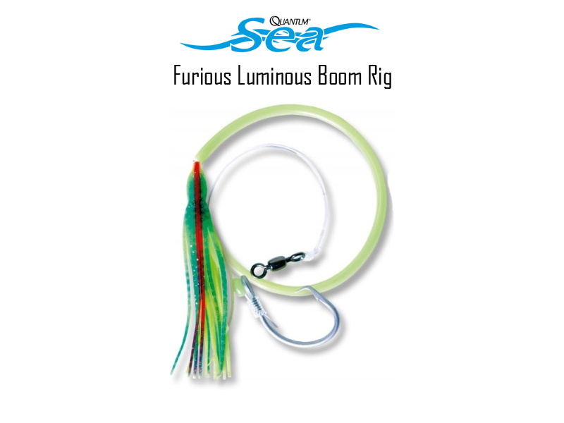 Quantum Sea Furious Luminous Boom Rig (Length: 75cm, Hook: 10/0, Line Ø:1.00mm )