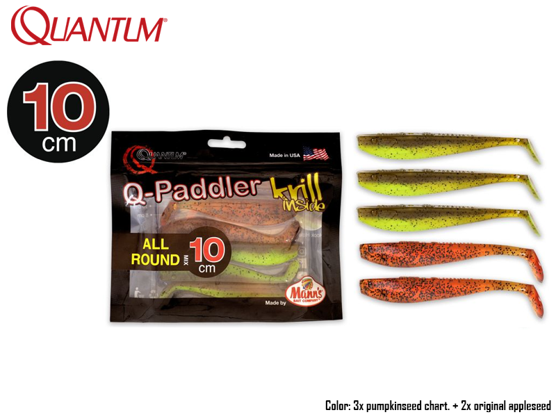 Quantum Q-Paddler All Round Mix (Size: 10cm, Pack: 5 pcs)