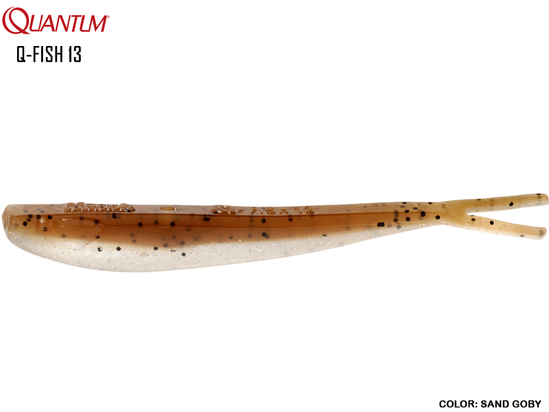 Quantum Q-Fish 13 (Length: 13cm, Weight: 8gr, Color: Pumpkinseed Chartreuse)