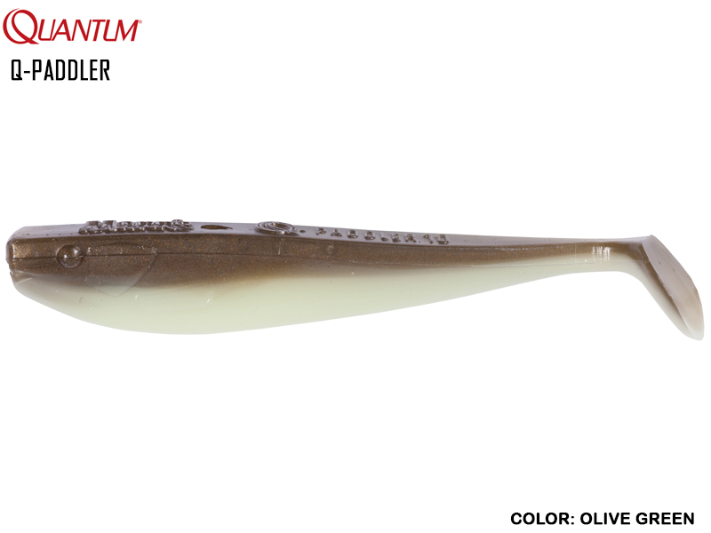 Quantum Q-Paddler (Length: 15cm, Weight: 15gr, Color: Olive Green)