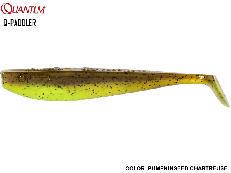 Quantum Q-Paddler (Length: 18cm, Weight: 27gr, Color: Pumpkinseed Chartreuse)