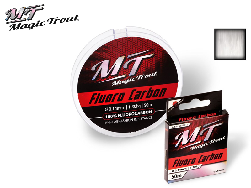 Quantum MT Fluoro Carbon Trout (Diameter: 0.22mm, B.S: 3.10kg, Length: 50mt)