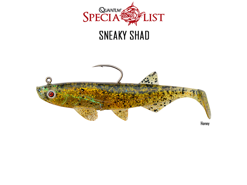 Quantum Sneaky Shad (Length: 6cm, Weight: 4gr, Color: Honey, Pack: 5pcs)