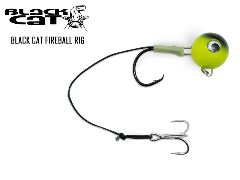 Black Cat Fireball Rig (Weight: 150gr, Hook Size: 8/0)