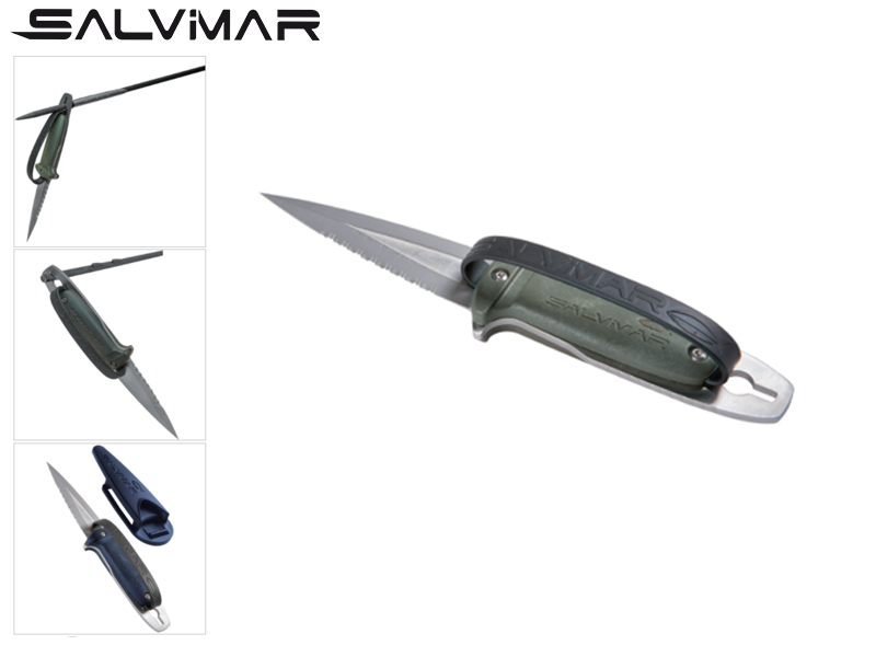 Salvimar ST- Atlantis Diving Knife (Color: Black)